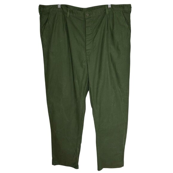 Swedish Military Other - Vintage Swedish Military Field Pants C62 Olive Green Utility Workwear